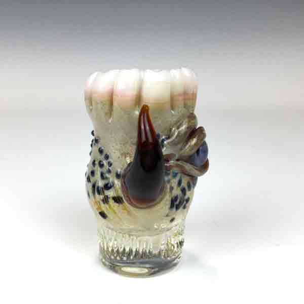 Beige Monster with Teeth on Top Monster Shot Glass - Image 3